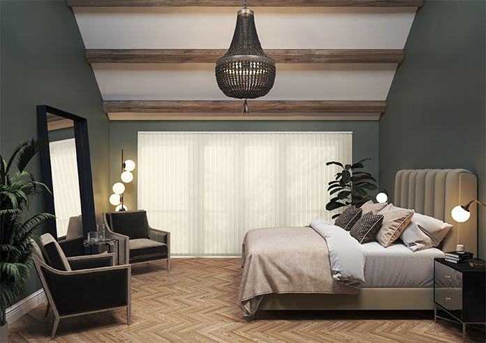 Subtle Grain, Vanilla - Vertical Blind - Image 9